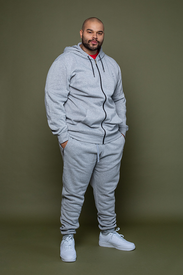 Heathered Fleece Hoodie