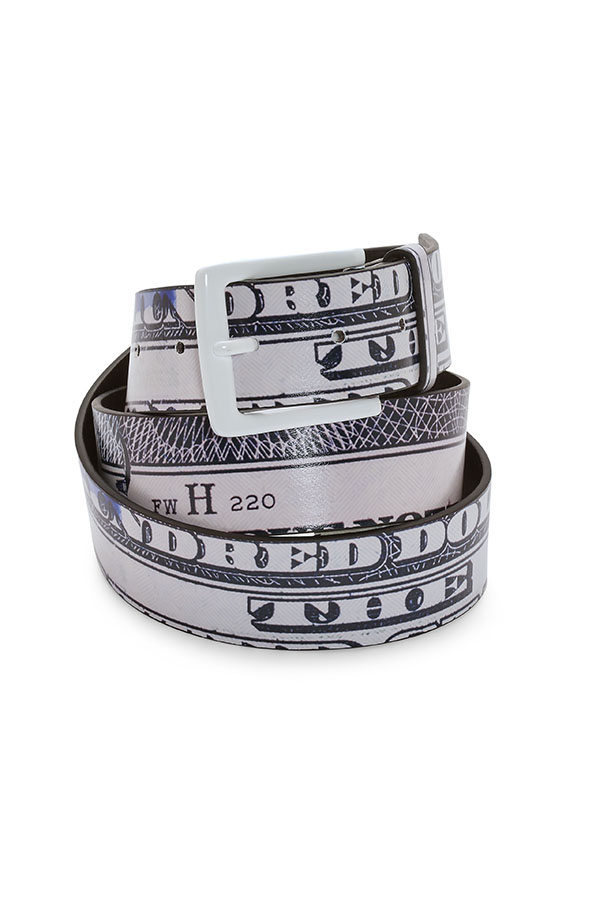 Mens Old Money Printed Belt