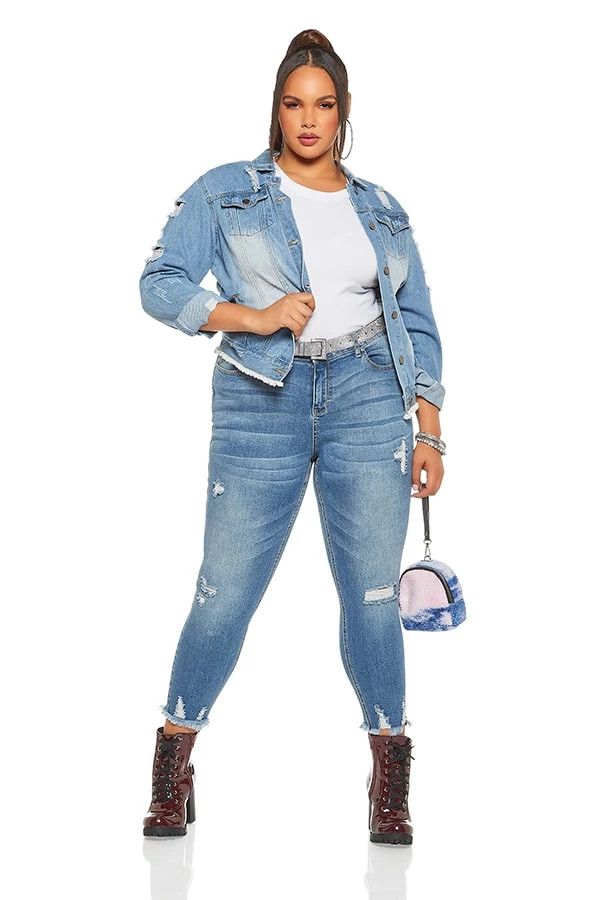 Citi trends jean jacket Clearance