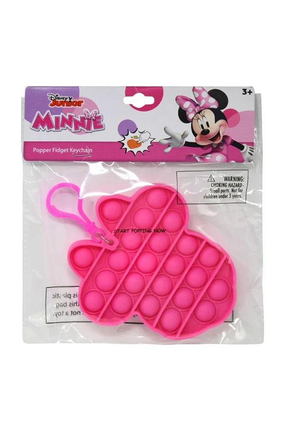 Disney Junior Minnie Popper Keychain Pink min