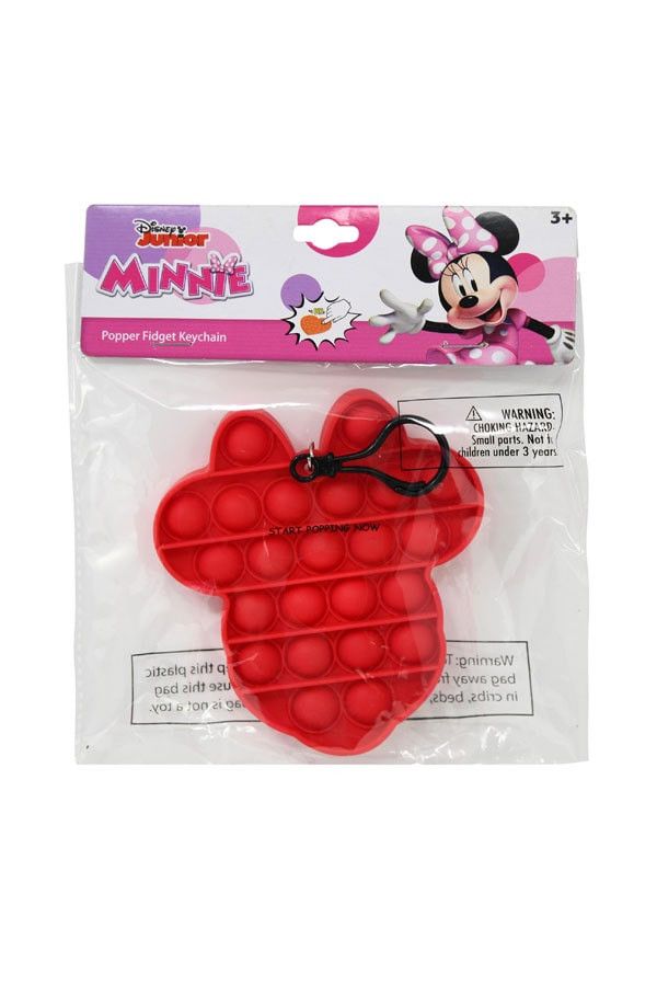 Disney Junior Minnie Popper Keychain Red min
