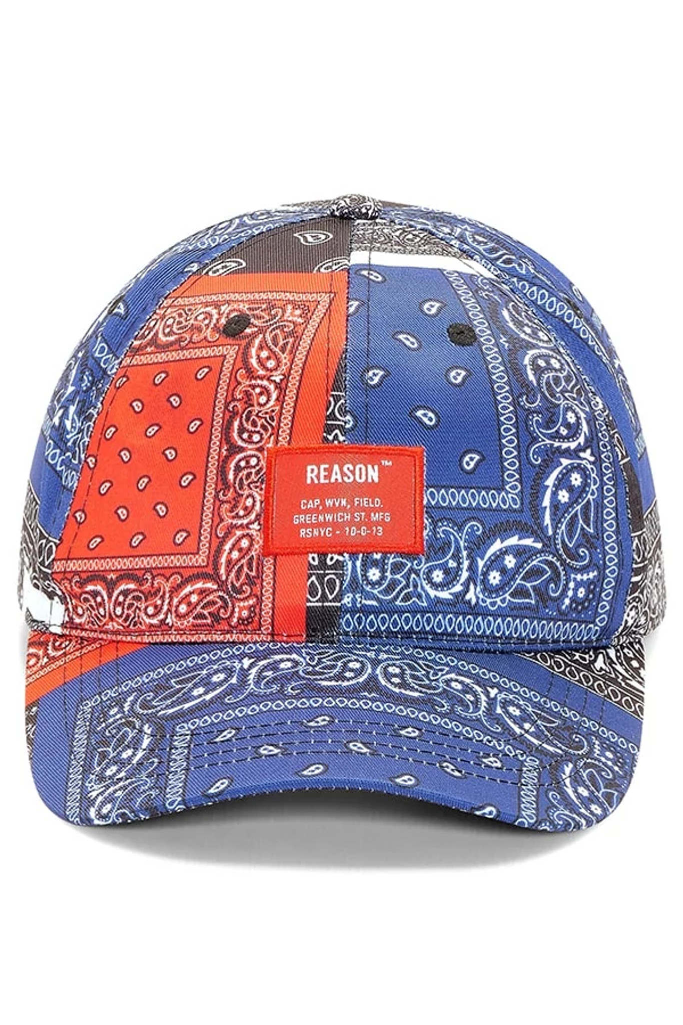 RedNavyBandanaPatchedCap