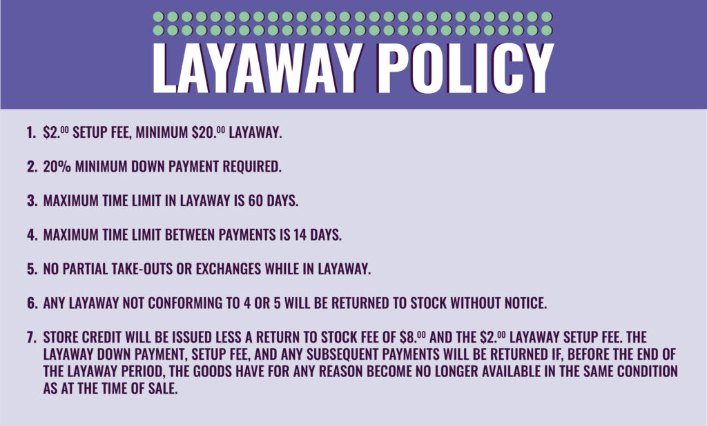 LayawayPolicy Desktop