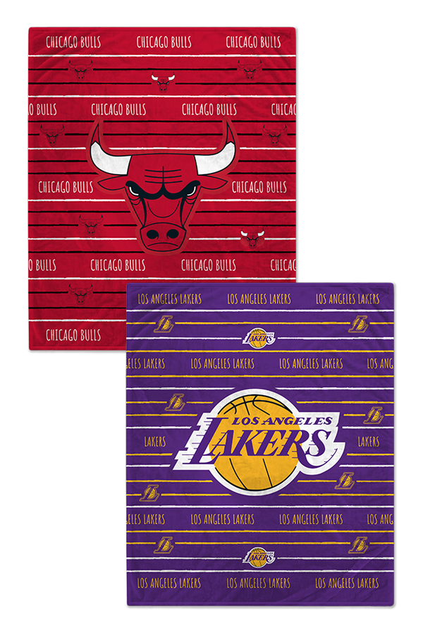 Chicago Bulls x Logo Stripe Blanket $. NBABLLS CHI