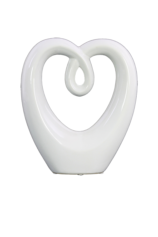 Heart Porcelain Sculpture $.