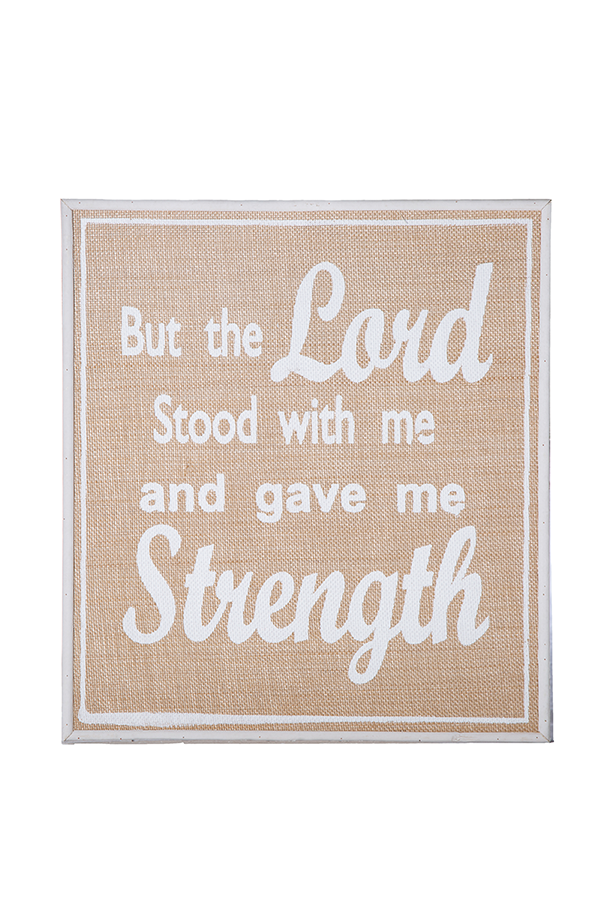 Lord Strength Wood Sign $.