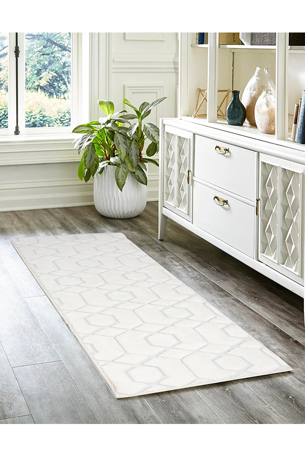 x Sculpted Rug Ivory $.