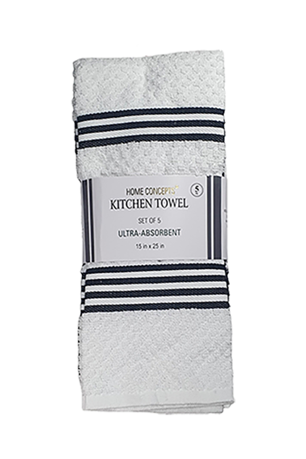 Pack x Kitchen Towel Assorted Colors $.