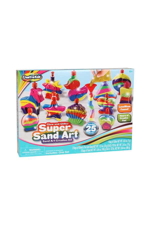 Glow & Glitter Sand Art Set $.