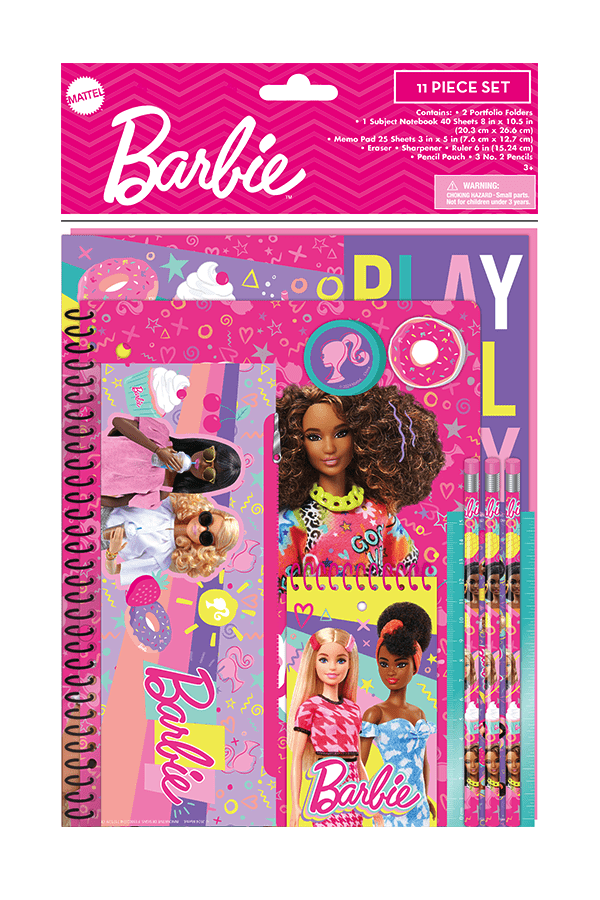 Piece Barbie Back To School Set $.