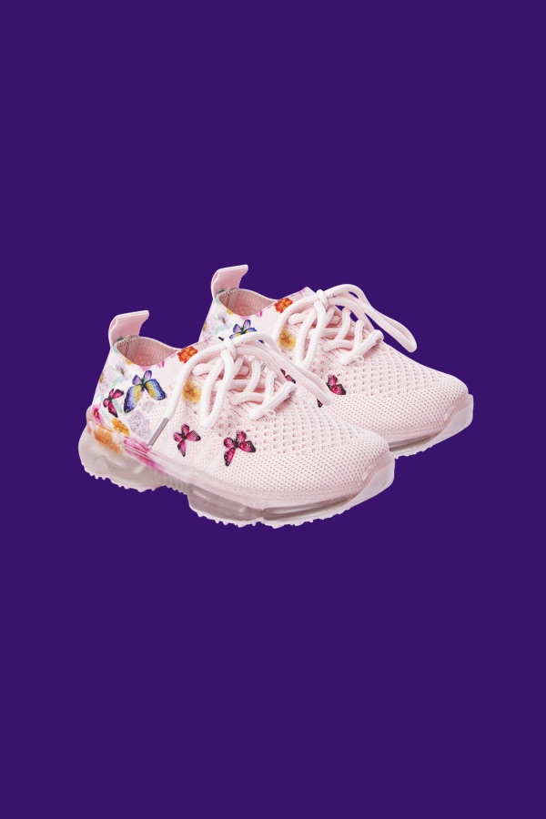 Girls Butterfly Sneakers